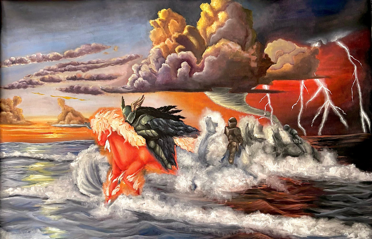 “Out the battlefield” 24 x 42 print